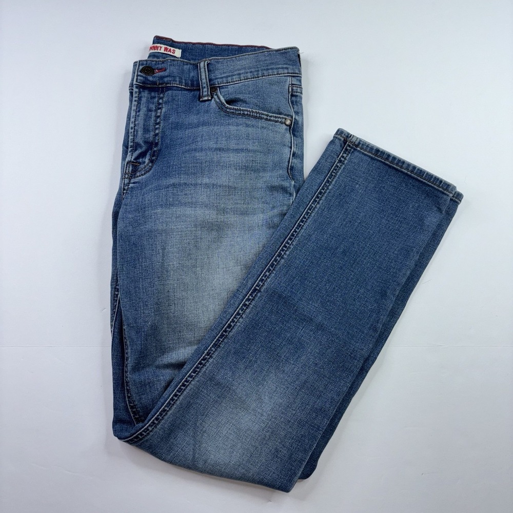 Johnny Was Boyfriend Jeans Women's Size 30 (10) Mid Rise Blue Denim 29" Inseam